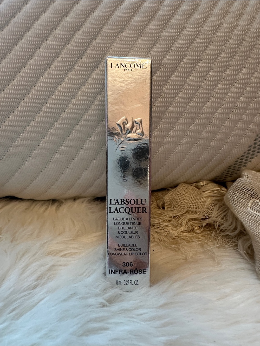 L'Absolu Lacquer Longwear Lip Color - Infra-Rose (306)